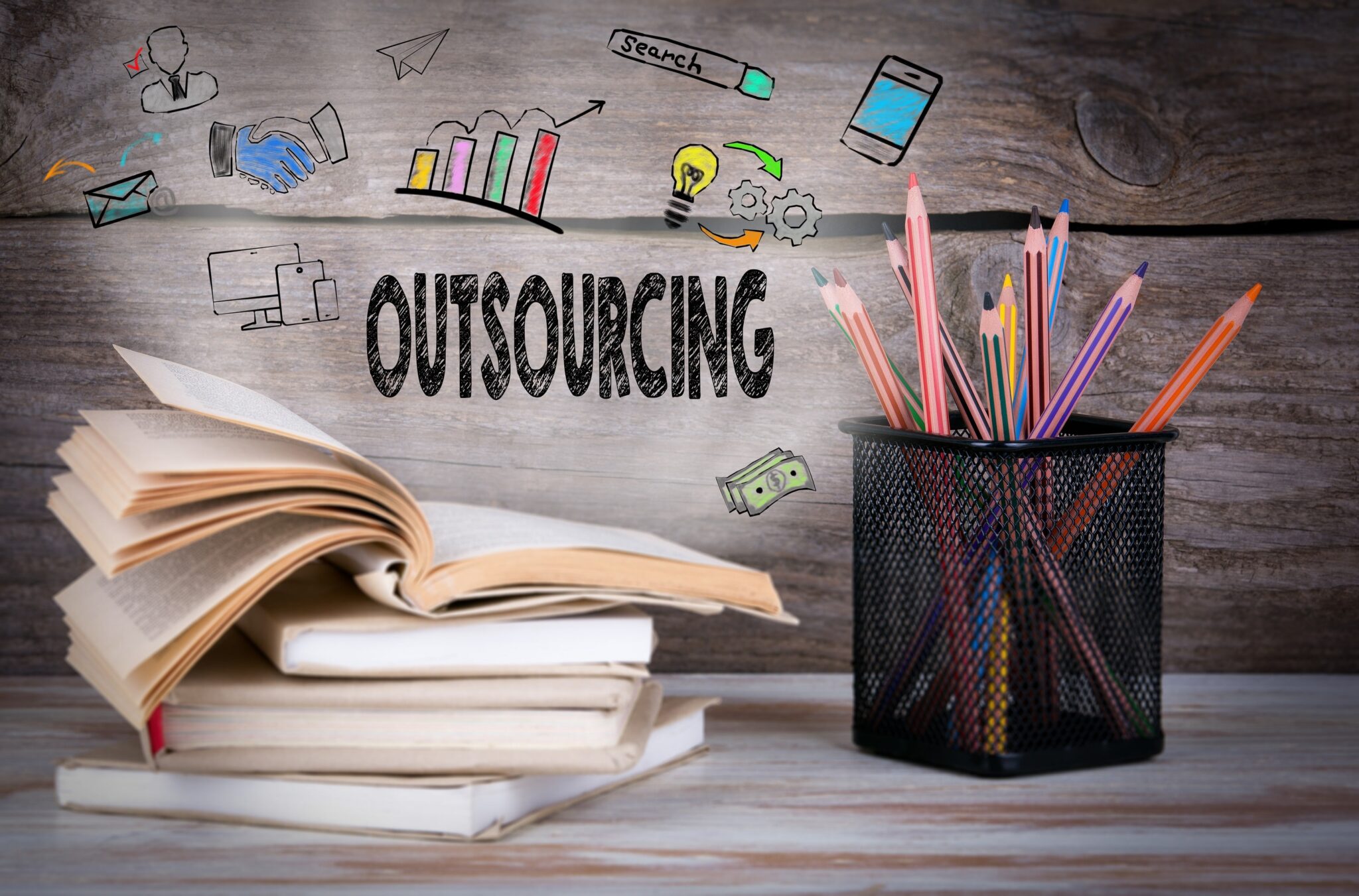What Does the 'Japanese Business Outsourcing Contract' Determine?