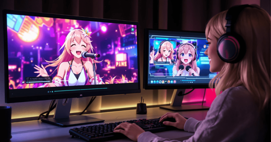 Взаємозв'язок між музичною діяльністю VTuber та популярністю трансляцій