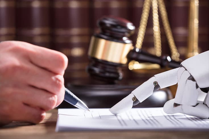 AI契約書関連業務支援サービスと弁護士法第72条との関係について法務省がガイドラインを発表