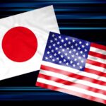 日本とアメリカの国旗