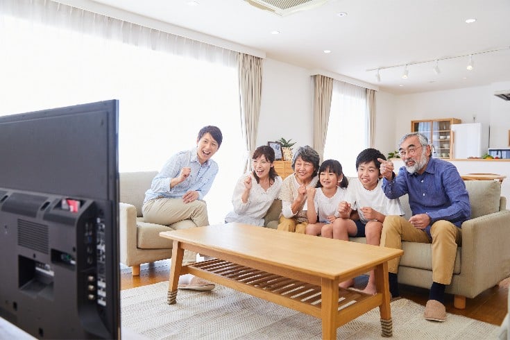 テレビ、インターネット、新聞及びラジオの利用時間と行為者率